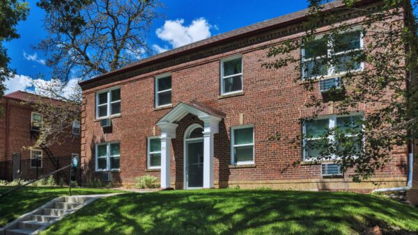 view of 1373 apartments from the street