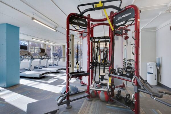 fitness center equipment
