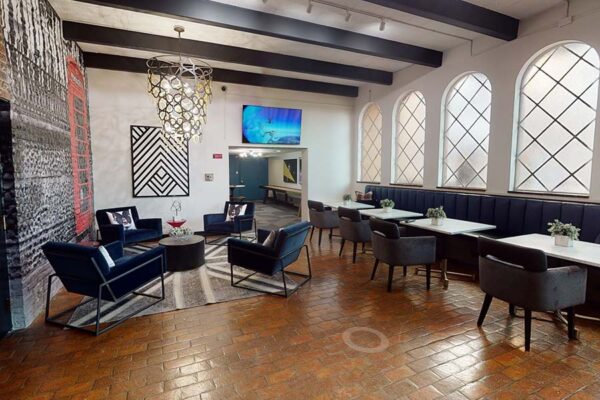 3D tour thumbnail for The Brit community room.