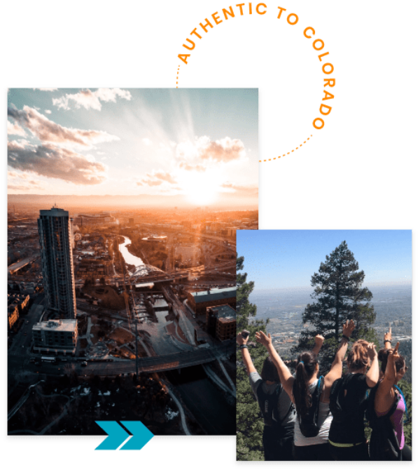 colorado landscape collage