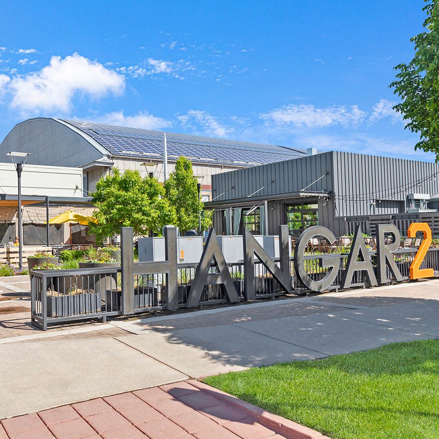 View of Hangar 2 in Lowry.