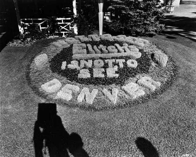Historic Elitch Gardens flower arrangement.