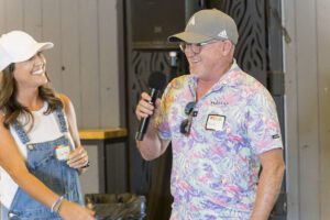 Mark Windhager giving a speech